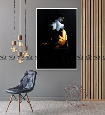 68TT Tranh Canvas Trừu Tượng