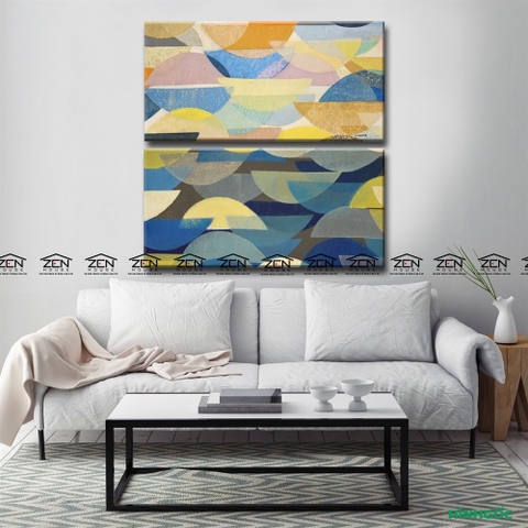 81TT Tranh Canvas Trừu Tượng