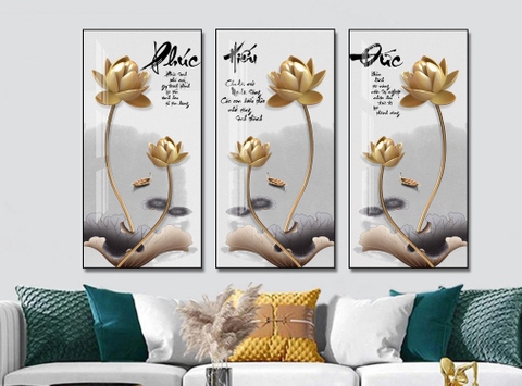 30ZT Tranh Tráng Gương Thư Pháp
