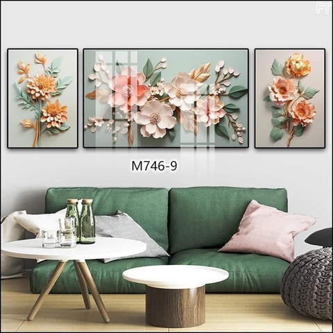 DM03 Hoa Thiết Kế 3 Chiều Tráng Gương