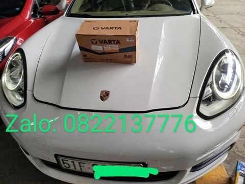 Hình Ảnh Thay Ắc Quy Xe Porsche Panamera