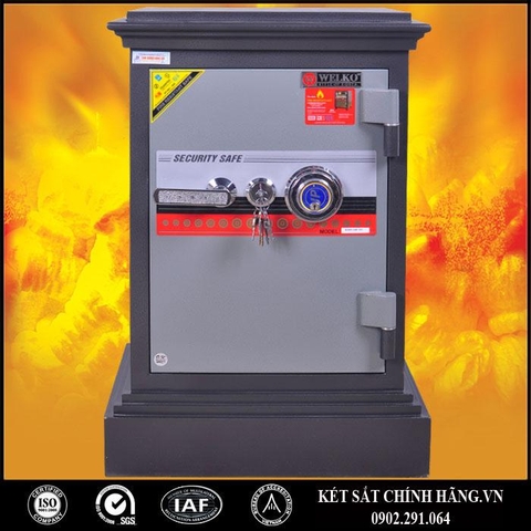 Két sắt welko KD74DM khoá cơ đổi mã