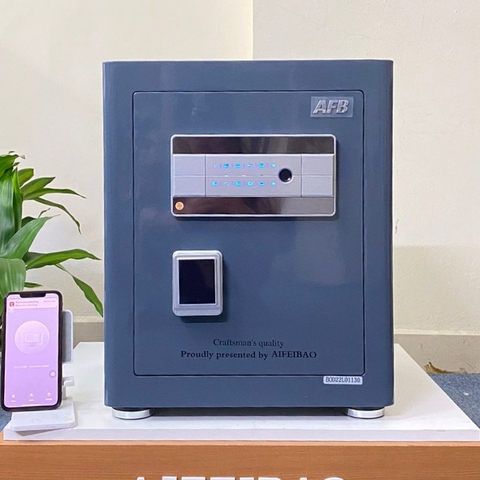 Trang bị Két sắt mini nhập khẩu AFB HK-A1D-45HM xanh ngọc cho các căn hộ cao cấp