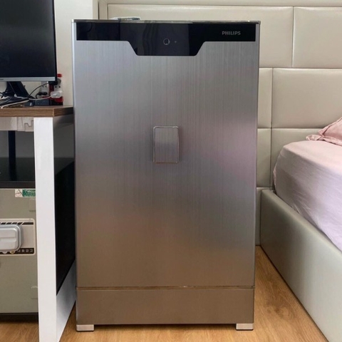 Thực tế lắp đặt Két sắt Philips SBX702-AB0/ABX cao 1m cho biệt thự cao cấp