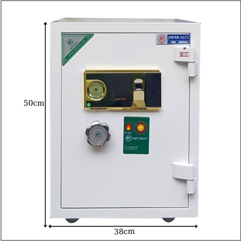 Két sắt màu trắng Việt Nhật VN36VT khóa vân tay