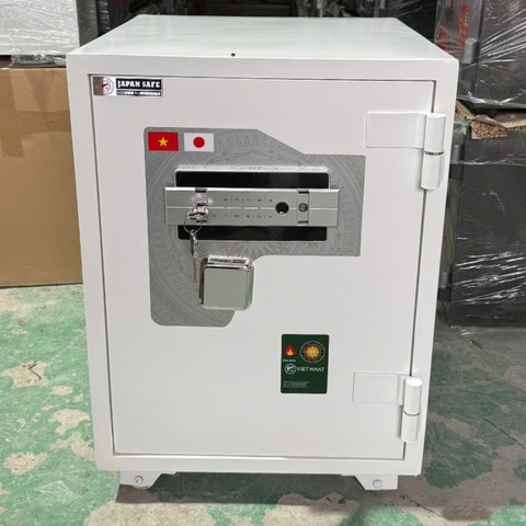 Két sắt thông minh Việt Nhật VN86FE kết nối điện thoại màu trắng