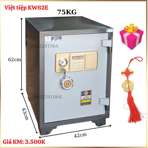 Két sắt việt tiệp chống cháy KW62E khóa điện tử