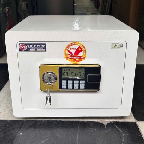 Két sắt Việt Tiệp VE38 điện tử màu trắng