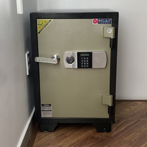 Thực tế két sắt Welko KCC120DT điện tử bàn giao cho khách hàng