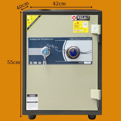 Két sắt welko KCC55DM khóa cơ đổi mã