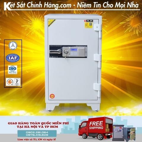 két sắt ngân hàng C1050DT điện tử trắng