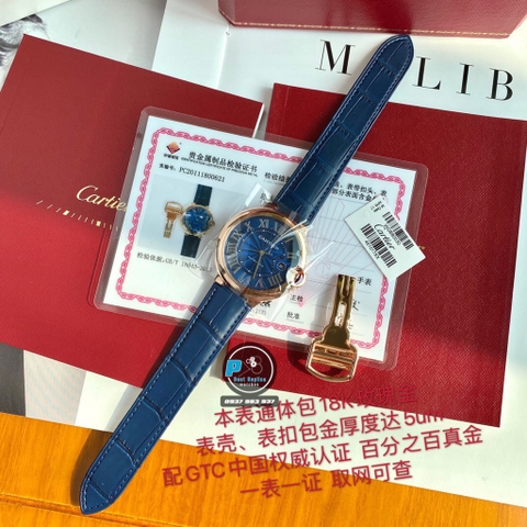 VIP NEW 2023 / ORIGINAL FACTORY BEST 1:1 / CARTIER BALLON BLEU 18K GOLD 42MM