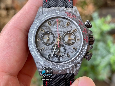NEW 2021 / N FACTORY BEST 1:1 / ROLEX DAYTONA DiW CARBON  CAL.4130