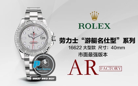 AR FACTORY BEST 1:1 / ROLEX YACHT MASTER 40 3135