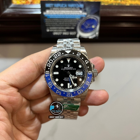 NEW 2023 / C+ FACTORY BEST 1:1 / ROLEX GMT MASTER II THÉP 904L CAL.3285