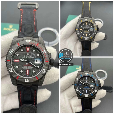 NEW 2022 / VS FACTORY 1:1 / ROLEX DIW SUBMARINE CARBON FIBER 40MM CAL.3135