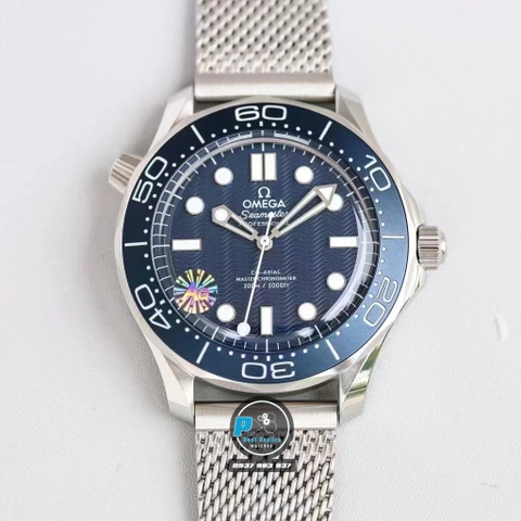 NEW 2023 / AG FACTORY BEST 1:1 / OMEGA SEAMASTER DIVER 300M JAMES BOND 007 ANNIVERSARY 60TH