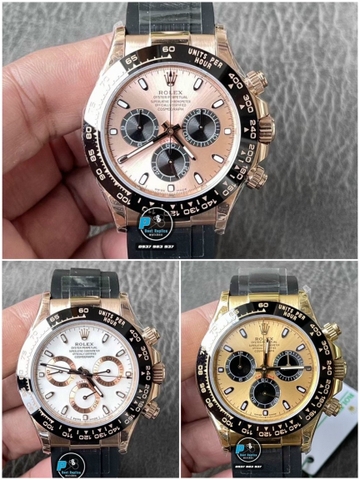 NEW 2022 / EF FACTORY BEST 1:1 / ROLEX DAYTONA OYSTER FLEX & STEEL 40 X 13.4MM CORE 7750