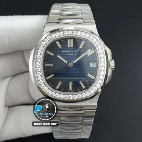 PF FACTORY BEST 1:1 / PATEK PHILIPPE NAUTILUS 5711 VER.2 DIAMOND BEZEL