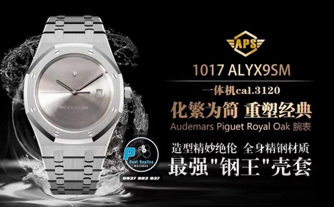 NEW 2023 / APS FACTORY BEST 1:1 / AP ROYAL OAK 1017 ALYX9SM 41MM CAL.3120