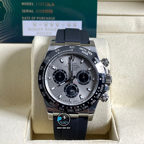 NEW 2022 / BETTER (3K) FACTORY BEST 1:1 / ROLEX DAYTONA OYSTERFLEX 116519LN 40 x 12,2MM CAL.4130