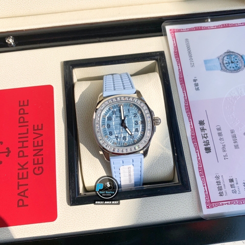 VIP NEW 2021 / ORIGINAL FACTORY BEST 1:1 / PATEK PHILIPPE AQUANAUT 5072G 35.6 X 7,7MM WOMEN KIM CƯƠNG THIÊN NHIÊN