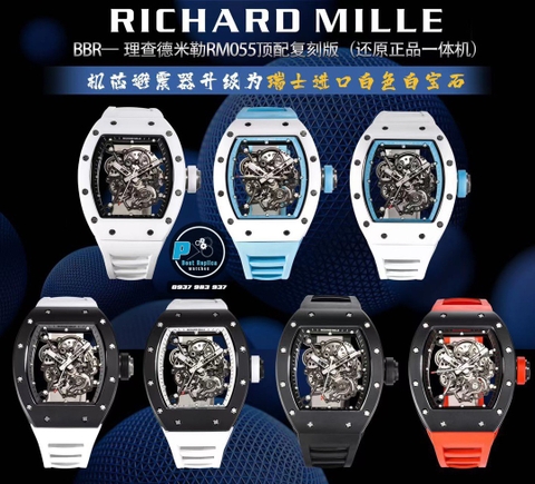 NEW 2022 / BBR FACTORY BEST 1:1 / RICHARD MILLER RM 055 CERAMIC RMUL2 VER.2