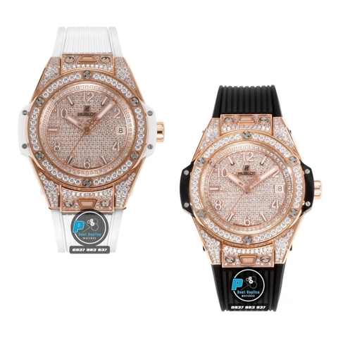 NEW 2022 / MS FACTORY BEST 1:1 / HUBLOT ONE CLICK STEEL DIAMOND 39MM HUB.1270