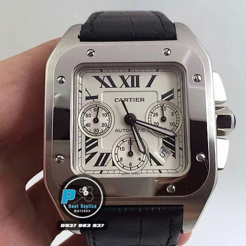BEST FACTORY BEST 1:1 / CARTIER SANTOS 100 CHRONOGRAPH