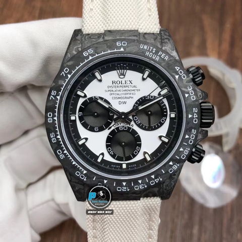 NEW 2021 / N FACTORY BEST 1:1 / ROLEX DAYTONA DiW CARBON CAL.4130