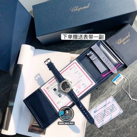 VIP NEW 2023 / ORIGINAL FACTORY BEST 1:1 / CHOPARD HAPPY DIAMOND SPORT MẶT SỐ VÀ VÀNH 39 VIÊN KIM CƯƠNG THIÊN NHIÊN VVS 2.0 CARAT