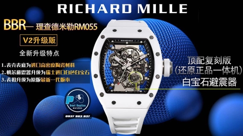 NEW 2022 / BBR FACTORY BEST 1:1 / RICHARD MILLER RM 055 CERAMIC RMUL2 VER.2