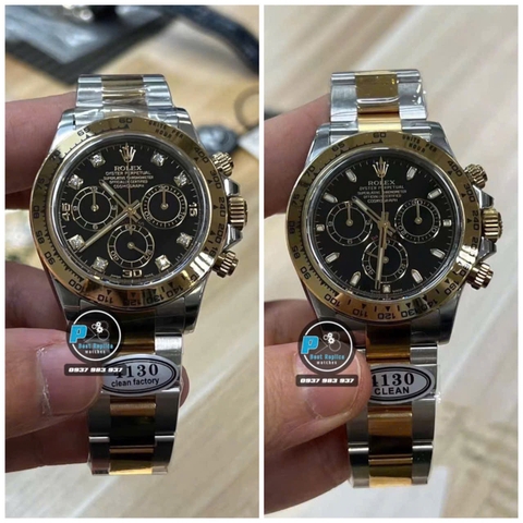NEW 2023 / CLEAN FACTORY BEST 1:1 / ROLEX DAYTONA OYSTER DEMI 40 x 12,2MM CAL.4130