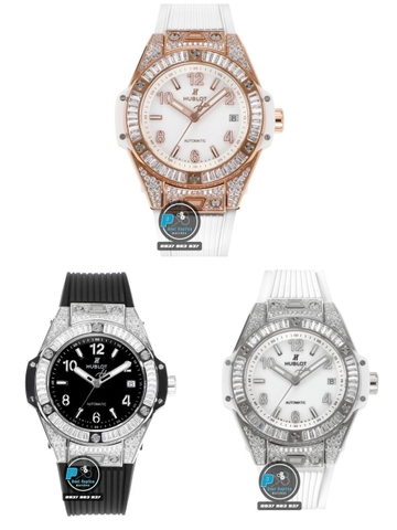 NEW 2022 / MS FACTORY BEST 1:1 / HUBLOT ONE CLICK STEEL DIAMOND 39MM HUB.1270
