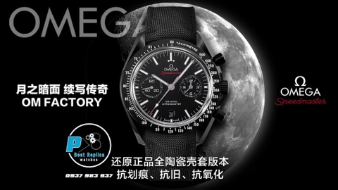 OM FACTORY BEST 1:1 / OMEGA SPEEDMASTER MOONWATCH CERAMIC 44MM