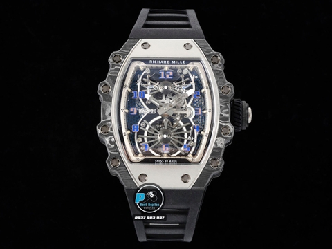 NEW 2022 / RM FACTORY BEST 1:1 / RICHARD MILLER RM 21-01 TOURBILLON CARBON LIMITED