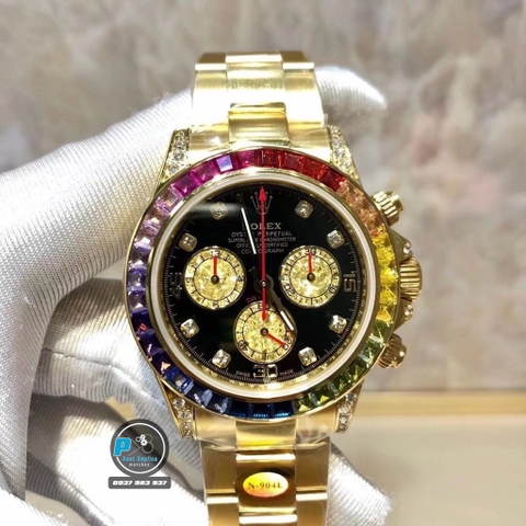 NEW 2020 / BL FACTORY BEST 1:1 / ROLEX DAYTONA OYSTER RAINBOW ROSE GOLD