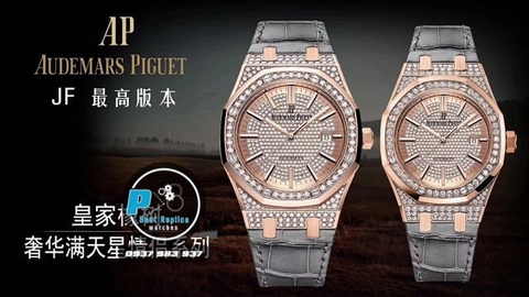 JF FACTORY BEST 1:1 / AP ROYAL OAK 15452 FULL DIAMOND