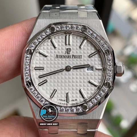VIP NEW 2020 / ORIGINAL FACTORY BEST 1:1 / AP ROYAL OAK 67651ST LADY DIAMOND BEZEL