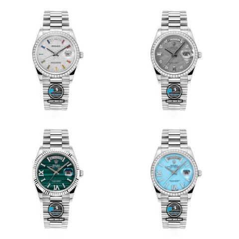 NEW 2023 / RA FACTORY BEST 1:1 / ROLEX DAYDATE 128238 36 x 12,5MM DIAMOND BEZEL 💎 CORE 2834