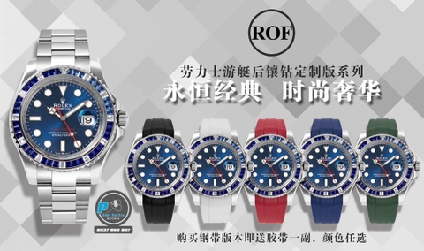 NEW 2020 / ROF FACTORY BEST 1:1 / ROLEX YACHT MASTER 41 DIAMOND BEZEL