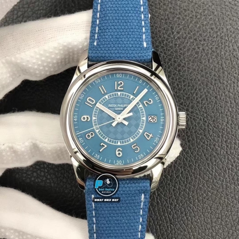 NEW 2021 / 3K FACTORY BEST 1:1 / PATEK PHILIPPE CALATRAVA 6007A BLUE DIAL LIMITED  CAL.324SC
