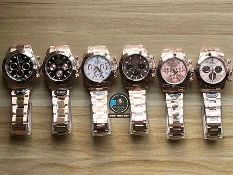 NEW 2022 / BETTER (3K) FACTORY BEST 1:1 / ROLEX DAYTONA OYSTER EVEROSE GOLD 40 x 12,2MM CAL.4130