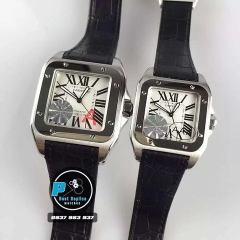 V6 FACTORY BEST 1:1 / CARTIER SANTOS 100