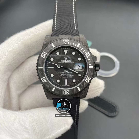 NEW 2022 / VS FACTORY 1:1 / ROLEX DIW SUBMARINE CARBON FIBER 40MM CAL.3135