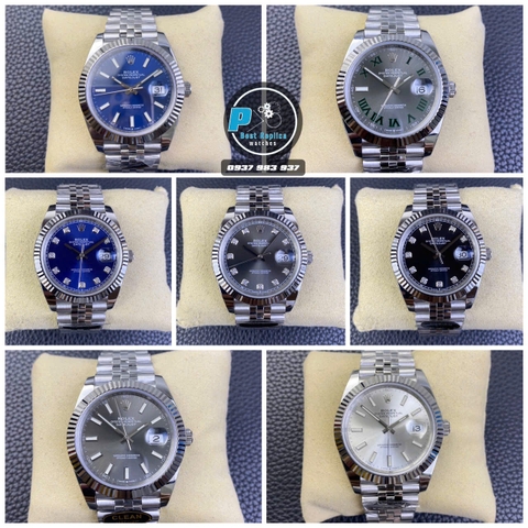 NEW 2023 / CLEAN FACTORY BEST 1:1 / ROLEX DATEJUST JULLIBE 126334 41MM CAL.3235