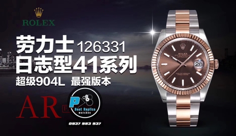 AR FACTORY BEST 1:1 / ROLEX DATEJUST 41 BRACELET GOLD