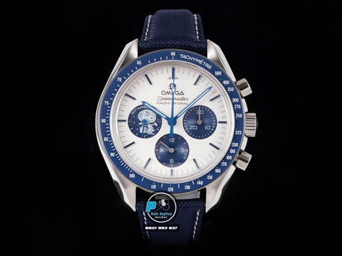 NEW 2022 / GS FACTORY BEST 1:1 / OMEGA SPEEDMASTER APOLLO 13 Silver Snoopy Award” 50TH ANNIVERSARY LIMITED 42MM CAL.3861 FULL OPTION