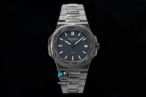 NEW 2022 / DIW FACTORY BEST 1:1 / PATEK PHILIPPE NAUTILUS 5711 DIW CARBON FIBER LIMITED 40MM 9015/CAL324