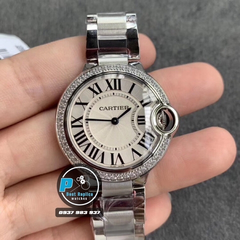 V6 FACTORY BEST 1:1 / CARTIER BALLOON BLEU 33MM